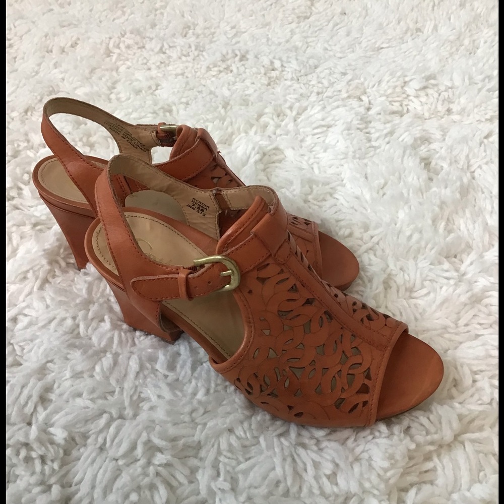 Earthies, Arcadia Sandal orange/ henna , 7.5 m